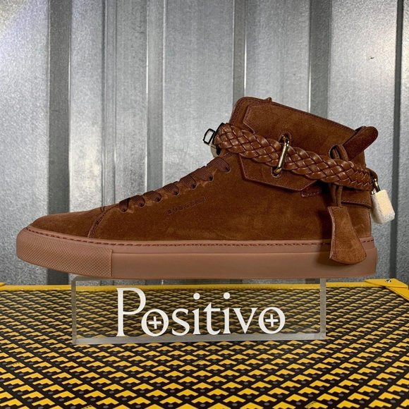Buscemi Other - Buscemi Men’s Brown 100MM Weave Sneakers 10 43